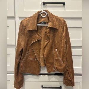 Lulus faux suede jacket size large
